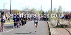 Lydia Turner brings Birtley home to victory in the womens Elswick Harriers Relays, Newburn. Photo: David T. Hewitson/Sports for All Pics